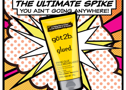 Göt2b - Glued - Water Resistant Spiking Glue Hair Gel | 170 g