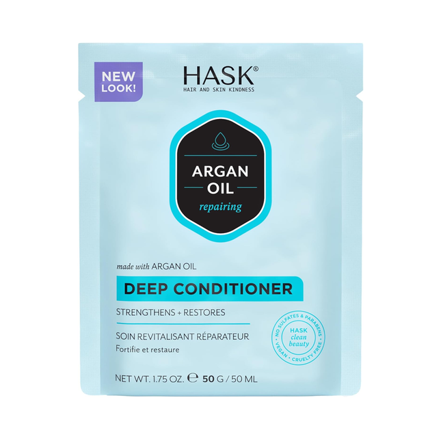HASK - Après-shampoing fortifiant en profondeur à l'huile d'argan | 50 g