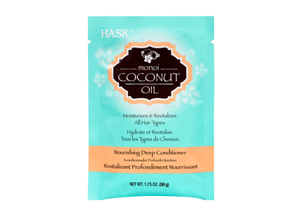 HASK - Monoi Coconut Oil - Nourishing Deep Conditioner | 50 g