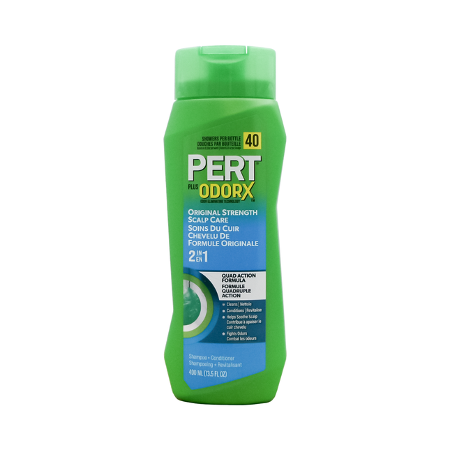 Pert - Plus OdorX Original Strength Scalp Care 2-in-1 Shampoo + Conditioner | 400 mL