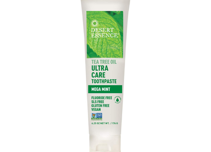 Desert Essence - Ultra Care Toothpaste, Mega Mint | 176 g