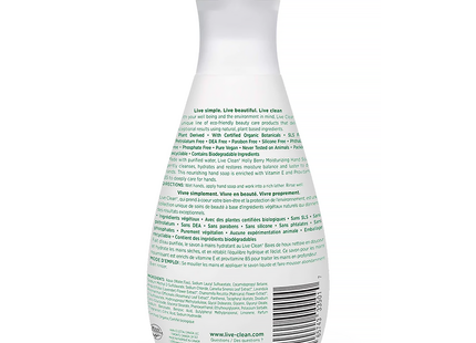 Live Clean - Savon liquide hydratant pour les mains - Holly Berry | 500 ml