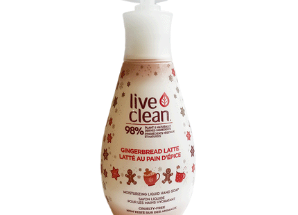 Live Clean - Savon liquide hydratant pour les mains - Gingerbread Latte | 500 mL