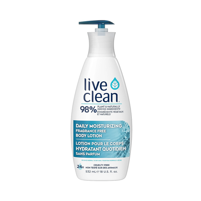 Live Clean - Lotion corporelle hydratante quotidienne sans parfum | 350 ml