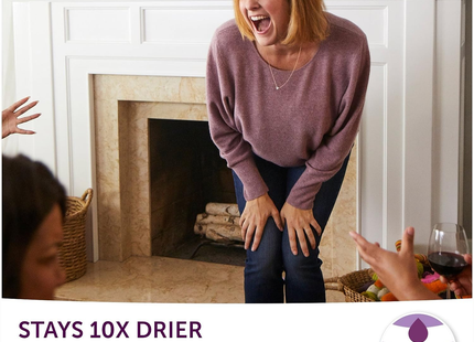 Poise - Serviettes pour incontinence - Absorption modérée - Longue longueur | 54 tampons