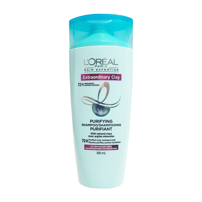 L'Oréal - Purifying Hair Expertise Extraordinary Clay 72H - Shampoo & Conditioner | 385 mL
