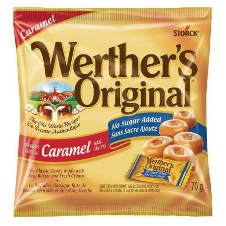 Werther’s Original - No Sugar Added Caramel Hard Candy | 70 g
