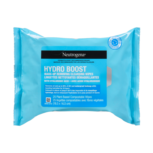 Neutrogena - Hydro Boost Makeup Removing Cleansing Wipes | 25 Wipes
