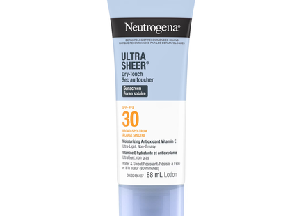 Neutrogena - Écran Solaire à Absorption Rapide Ultra Sheer SPF 30 | 88 mL