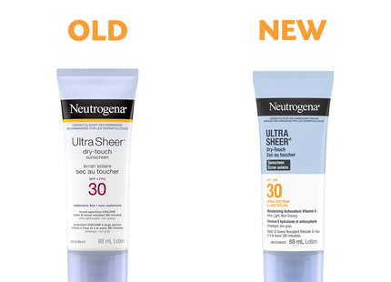 Neutrogena - Écran Solaire à Absorption Rapide Ultra Sheer SPF 30 | 88 mL