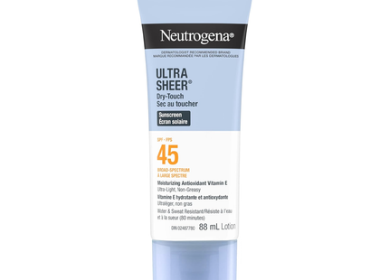 Neutrogena - Écran Solaire Ultra Sheer Dry Touch FPS 45 | 88 ml