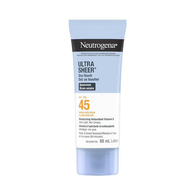 Neutrogena - Écran Solaire Ultra Sheer Dry Touch FPS 45 | 88 ml
