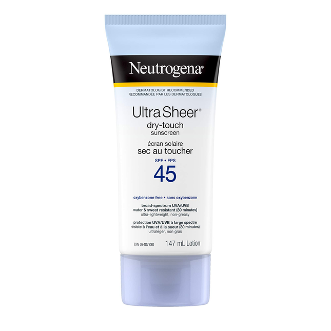 Neutrogena - Écran solaire ultra transparent au toucher sec - FPS 45 | 88 ml