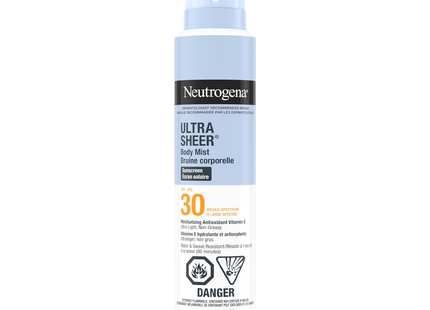 Neutrogena - Brume Solaire Corps Ultra Sheer FPS 30 | 141 g