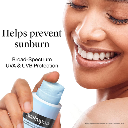 Neutrogena - Écran solaire en brume corporelle ultra transparente SPF 45 | 141g