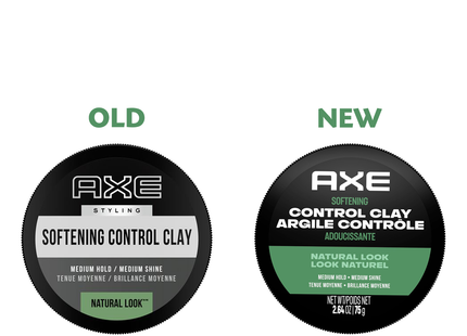 Axe - Softening Control Hair Styling Clay, Medium Hold | 75 g