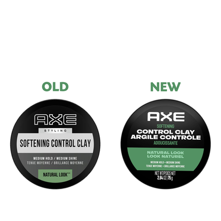 Axe - Argile coiffante adoucissante et contrôle, tenue moyenne | 75 g