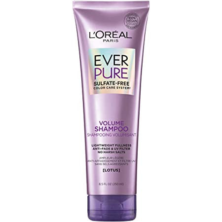 L'oréal Paris - Système de soin de couleur sans sulfate Ever Pure - Shampoing volume au lotus | 250 ml