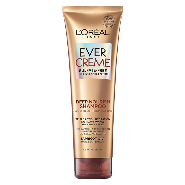 L'Oréal Paris - Shampooing nourrissant en profondeur EverCreme à l'huile d'abricot | 250 ml