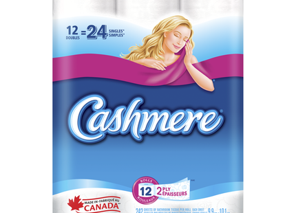 Cashmere - Bathroom Tissue 2 Ply 242 Sheets | 12 Double Rolls