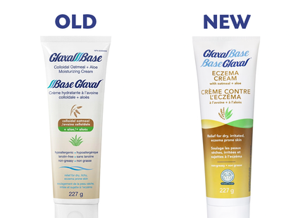 Glaxal Base - Eczema Cream with Oatmeal and Aloe | 227 g