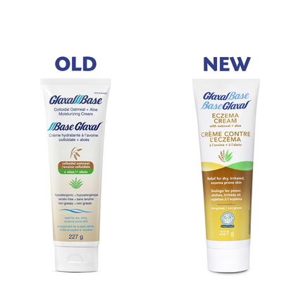 Glaxal Base - Crème contre l'eczéma à l'avoine et à l'aloès | 227 g
