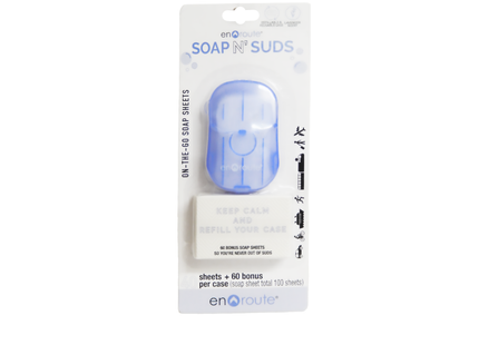 En Route - Soaps N' Suds - On The Go Soap Sheets | 100 Sheets