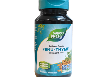 Nature's Way - Fenu-Thyme Cough Relief | 100 Capsules