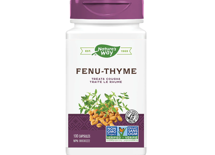 Nature's Way - Fenu-Thyme Cough Relief | 100 Capsules