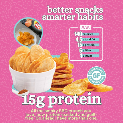 Ananesis - Chips protéinées saveur barbecue | 7 x 15 g
