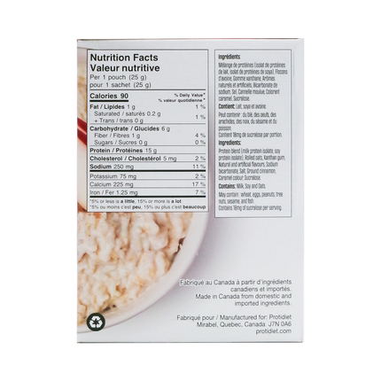 ProtiDiet - Apple Cinnamon Oatmeal Mix | 7 Pouches x 25 g