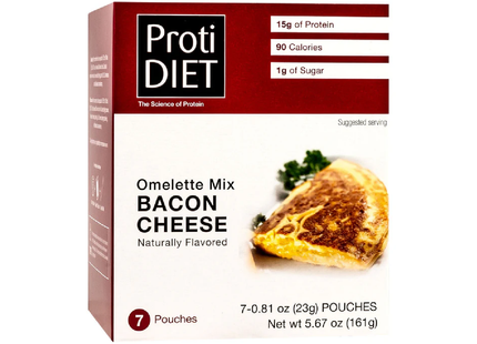 ProtiDiet - Omelette Mix Bacon Mix | 161 g