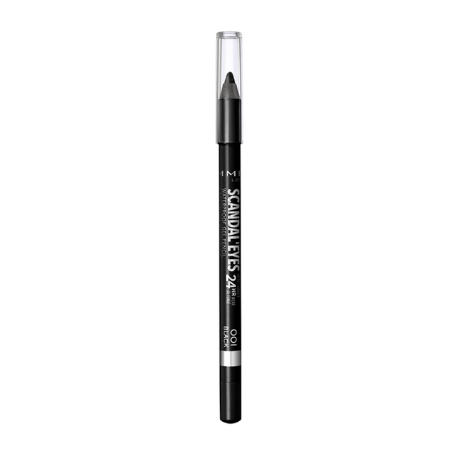 Rimmel - Crayon gel imperméable Scandal Eyes - 001 Noir | 1,3 g