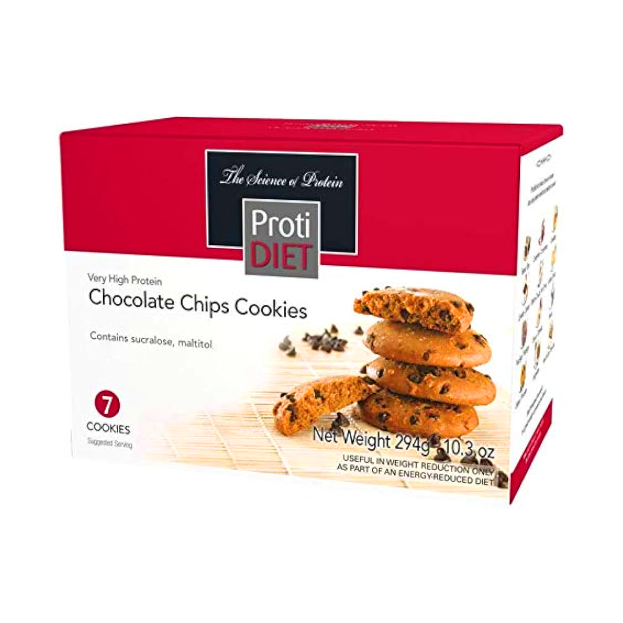 ProtiDiet - Chocolate Chips Cookies | 7 Cookies – White Cross E-Store
