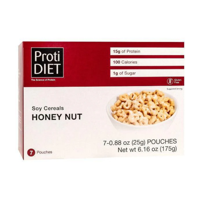 Proti Diet - Soy Cereals Honey Nut 15 g Protein | 7 x 25 g