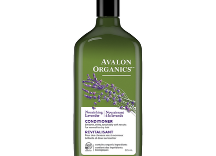 Avalon Organics - Après-shampoing nourrissant à la lavande | 325 ml