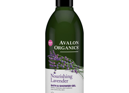 Avalon Organics - Nourishing Lavender Bath and Shower Gel | 355ml