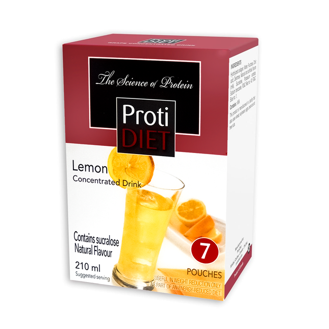 ProtiDiet - Lemon Concentrated Drink | 7 Pouches