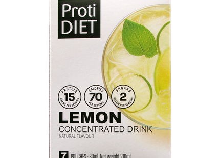 ProtiDiet - Boisson concentrée au citron | 7 sachets