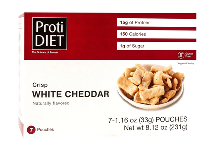 PROTIDIET CROUSTILLES PROTÉINEES CHEDDAR BLANC (BT
