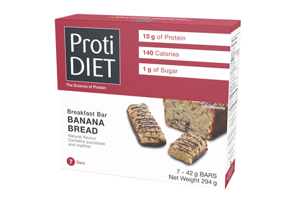 ProtiDiet - Banana Bread Breakfast Protein Bar