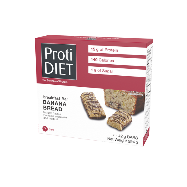 ProtiDiet - Banana Bread Breakfast Protein Bar