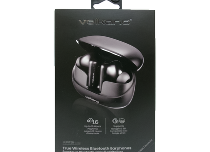 Volkano - Jupiter True Wireless Bluetooth Earphones | White/Black/Lilac/Beige