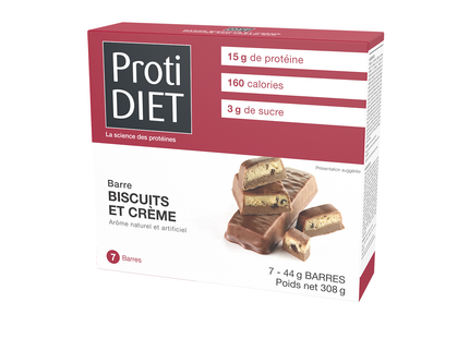 ProtiDiet - Cookies & Cream Bars