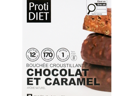 ProtiDiet - Bouchées croustillantes au chocolat et au caramel | 294 g