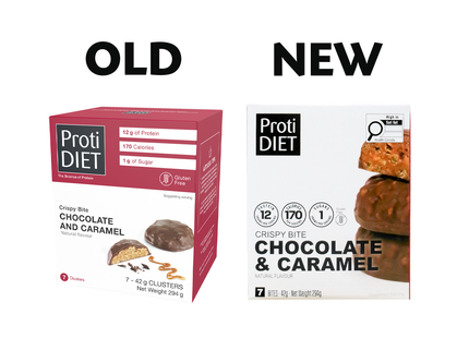 ProtiDiet - Bouchées croustillantes au chocolat et au caramel | 294 g