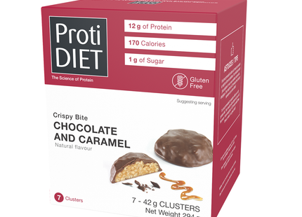 ProtiDiet - Chocolate & Caramel Crispy Bites