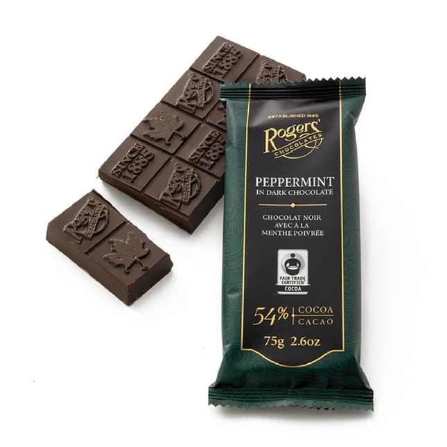 MENTHE CHOCOLAT NOIR MENTHE POIVRÉE 75G