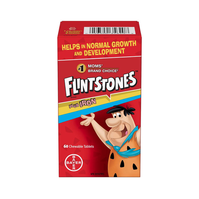 Flinstones - Multivitamine et Fer | 60 comprimés