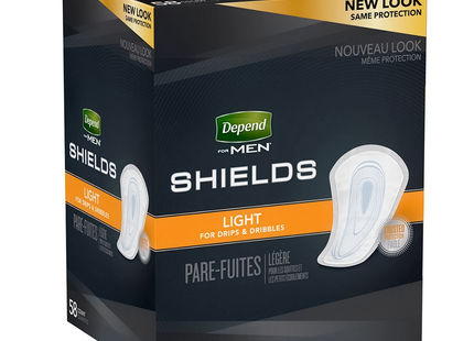 Depend - Shields for Men - Light | 58 Count